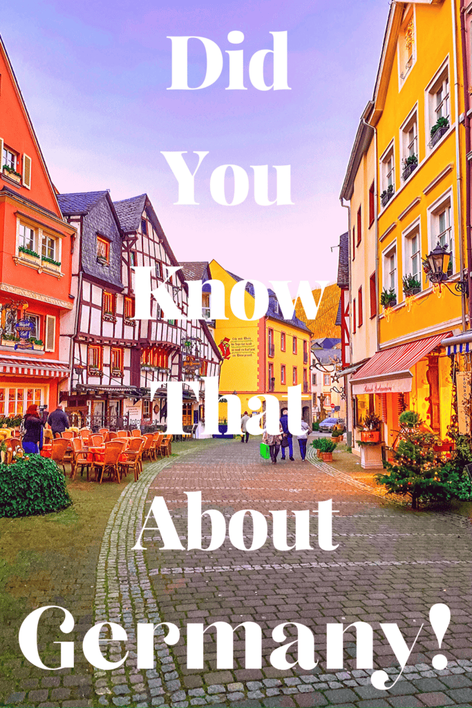 Did you know that about Germany