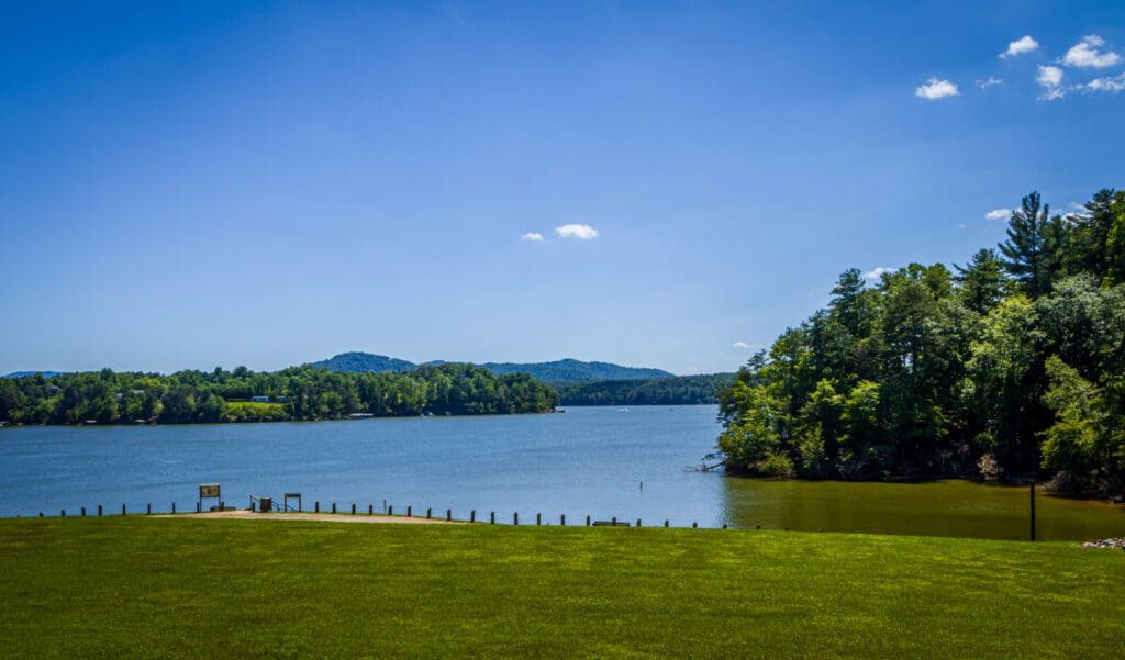 Swimming is also one of the awesome outdoor activities at Kerr Scott Dam