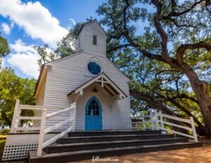 Haw Creek Church Round Top, Texas - photo by Lisa Soots