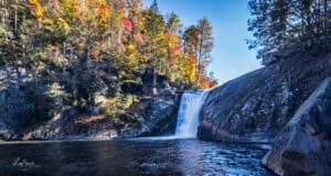 Elk River Falls is one of the beautiful waterfalls near North Wilkesboro, NC