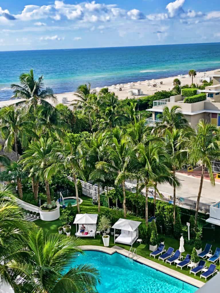 Cadillac Hotel View of Miami Beach - photo by Lisa Soots