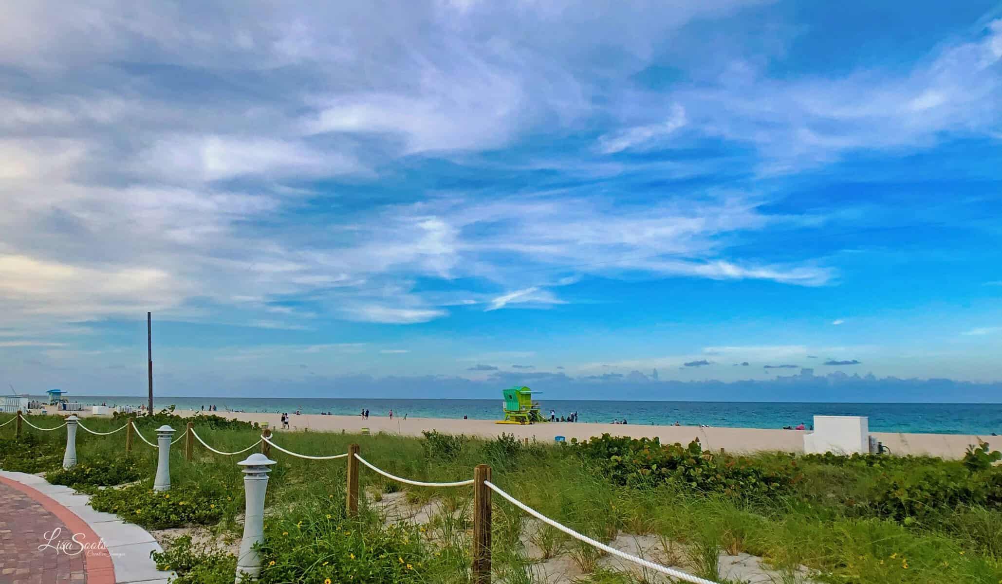 From the Miami Beach Boardwalk - photo by Lisa Soots