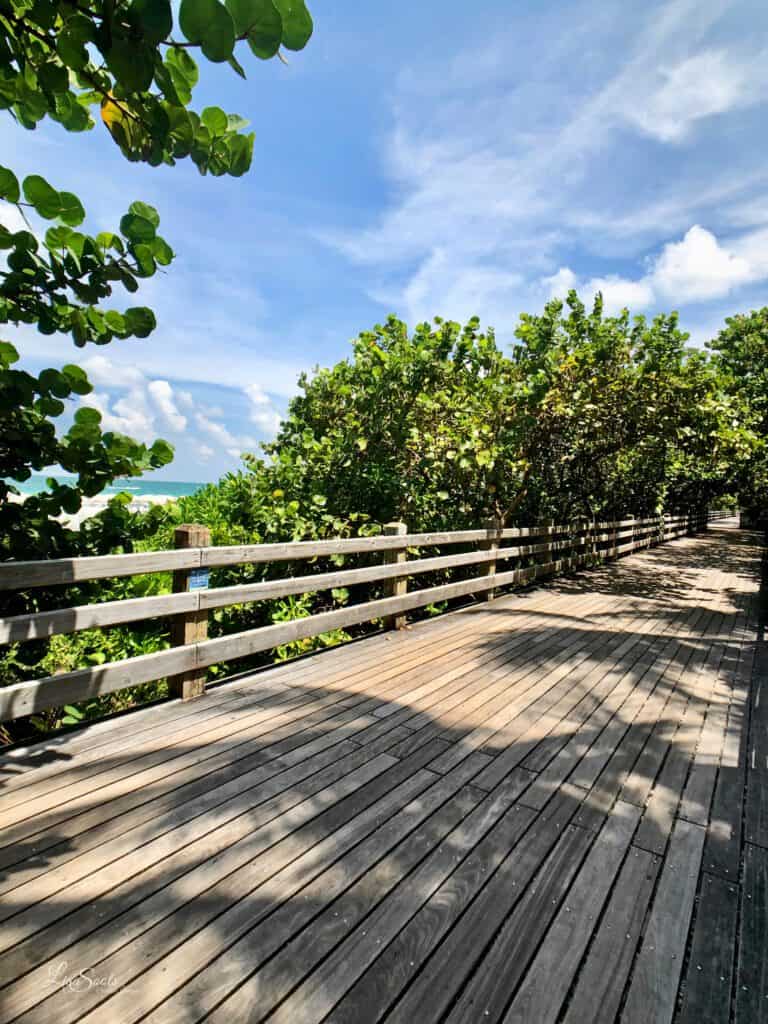 Miami Beach Boardwalk  - photo by Lisa Soots