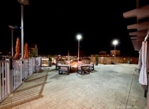 The Aloft also features an open deck with fire pit and lounge chairs. - Photo by Lisa Soots