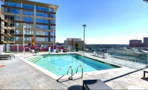 The Aloft by Marriott in Greenville - The Aloft features an outdoor, heated pool on the 6th floor - Photo by Lisa Soots