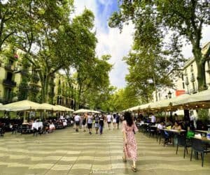 Las Ramblas Barcelona - photo by Lisa Soots