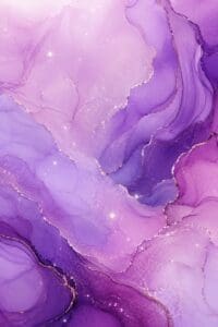 Abstract purple aesthetic wallpaper with lavender, lilac, violet, and pink marbled textures with subtle sparkle details.
