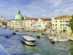 A great way to get around Venice, Italy is the Vaporetto - photo by Lisa Soots of followsoots.com