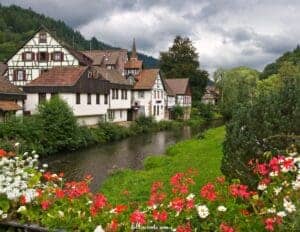The Village of Schiltach in the Black Forest, Germany