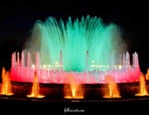 The Magic Fountain of Montjuïc is one of the Top Atrractions in Barcelona