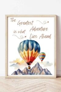 Travel Inspired Free Wall Decor Printables