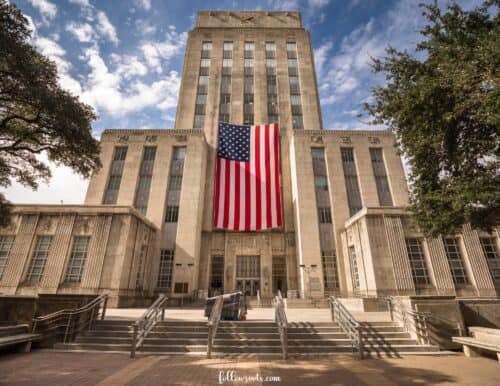 Historic Houston Town Hall photo by Lisa Soots